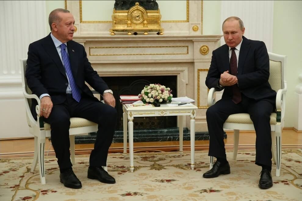 Ердоган на средба со Путин порача дека односите меѓу Турција и Русија се на најнапредно ниво Ердоган на средба со Путин порача дека односите меѓу Турција и Русија се на најнапредно ниво