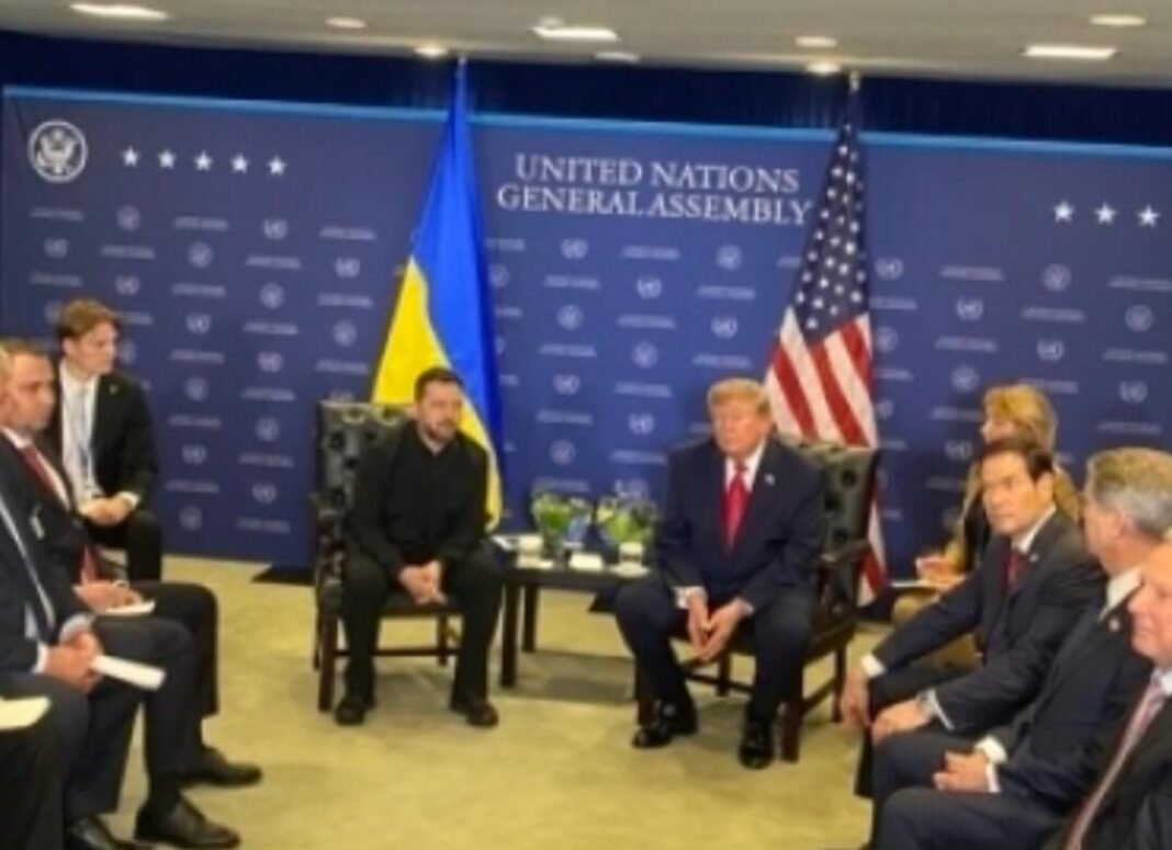 Трамп по средбата со Зеленски во Њујорк: „Мировниот договор е блиску – разговараме и за производство на системи ‘Патриот’ во Украина“ Трамп по средбата со Зеленски во Њујорк: „Мировниот договор е блиску – разговараме и за производство на системи ‘Патриот’ во Украина“