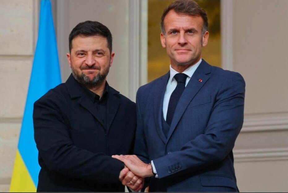 Макрон по средбата со Зеленски: Франција ќе ѝ испорача на Украина нови модерни радари и ракети за противвоздушна одбрана Макрон по средбата со Зеленски: Франција ќе ѝ испорача на Украина нови модерни радари и ракети за противвоздушна одбрана